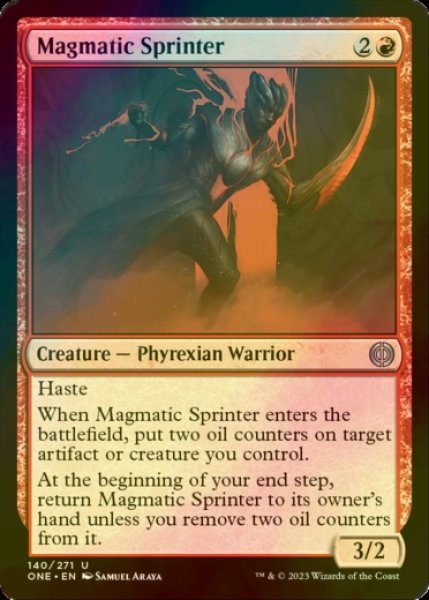 Photo1: [FOIL] Magmatic Sprinter 【ENG】 [ONE-Red-U] (1)