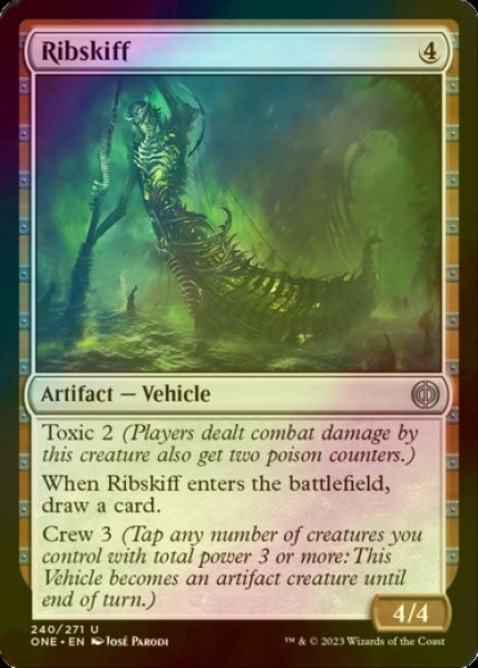 Photo1: [FOIL] Ribskiff 【ENG】 [ONE-Artifact-U] (1)