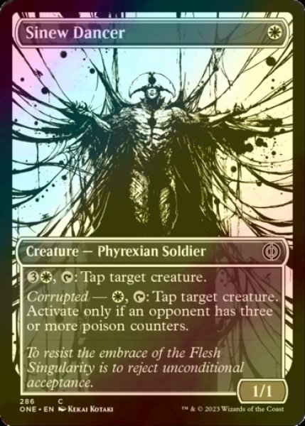 Photo1: [FOIL] Sinew Dancer No.286 (Borderless) 【ENG】 [ONE-White-C] (1)