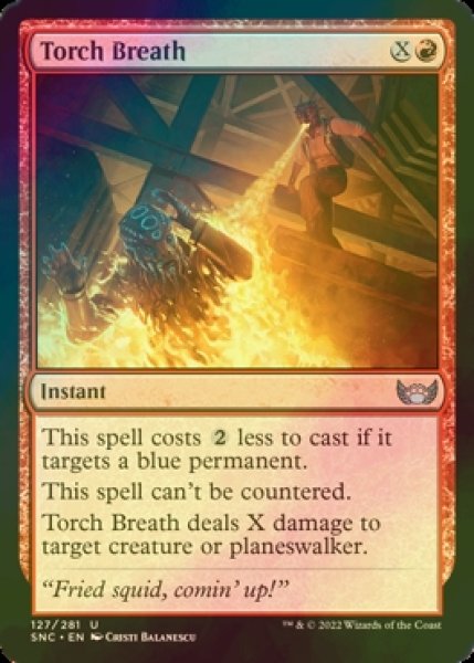 Photo1: [FOIL] Torch Breath 【ENG】 [SNC-Red-U] (1)