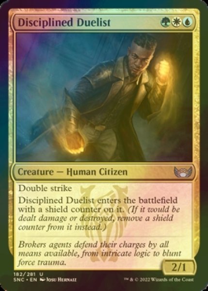 Photo1: [FOIL] Disciplined Duelist 【ENG】 [SNC-Multi-U] (1)