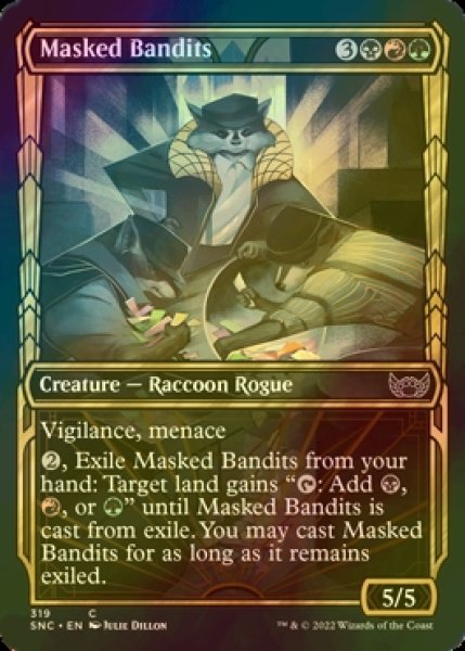 Photo1: [FOIL] Masked Bandits No.319 (Showcase) 【ENG】 [SNC-Multi-C] (1)