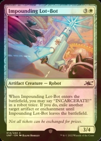 Photo1: [FOIL] Impounding Lot-Bot 【ENG】 [UNF-White-C] (1)