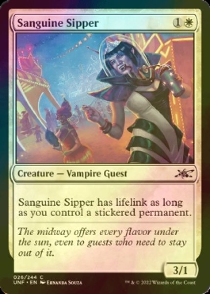 Photo1: [FOIL] Sanguine Sipper 【ENG】 [UNF-White-C] (1)