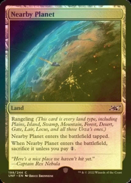 Photo1: [FOIL] Nearby Planet 【ENG】 [UNF-Land-C] (1)