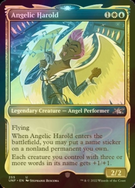 Photo1: [FOIL] Angelic Harold (Showcase) 【ENG】 [UNF-Multi-U] (1)