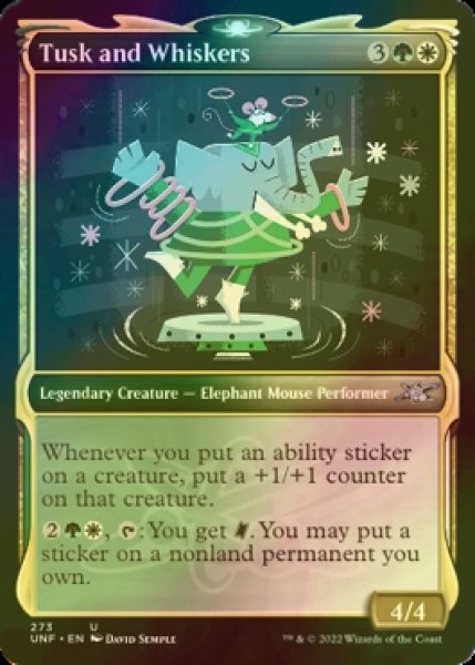 Photo1: [FOIL] Tusk and Whiskers (Showcase) 【ENG】 [UNF-Multi-U] (1)